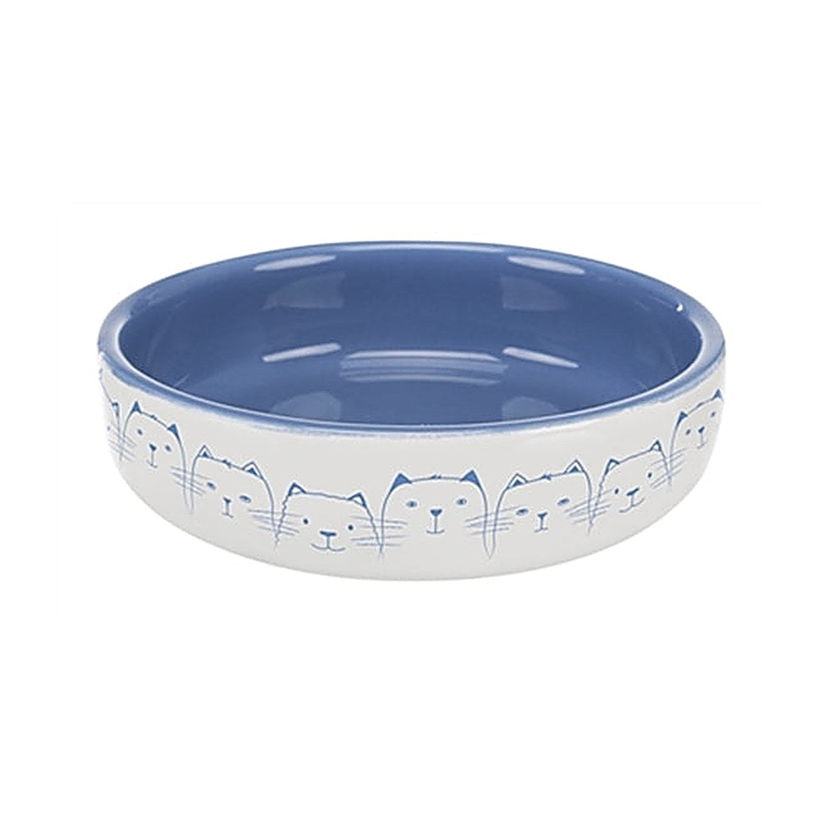 Trixie Voerb Keramiek Pl Neus Lichtblauw/Wit 15 cm
