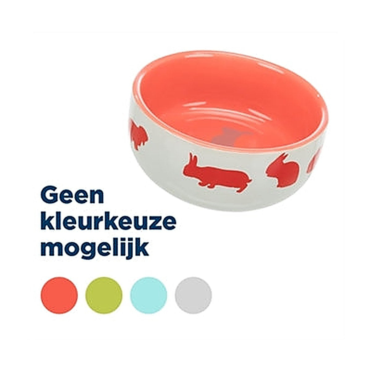 Trixie Voerb Konijn Keram Ass 11 cm 4 stuks
