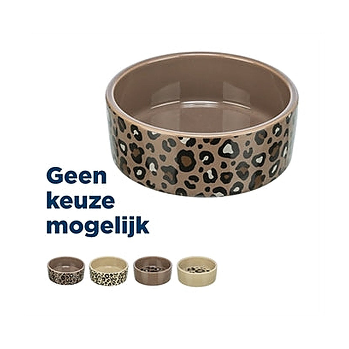 Trixie Voerb Panterpr Keram Ass 12 cm 300 ml