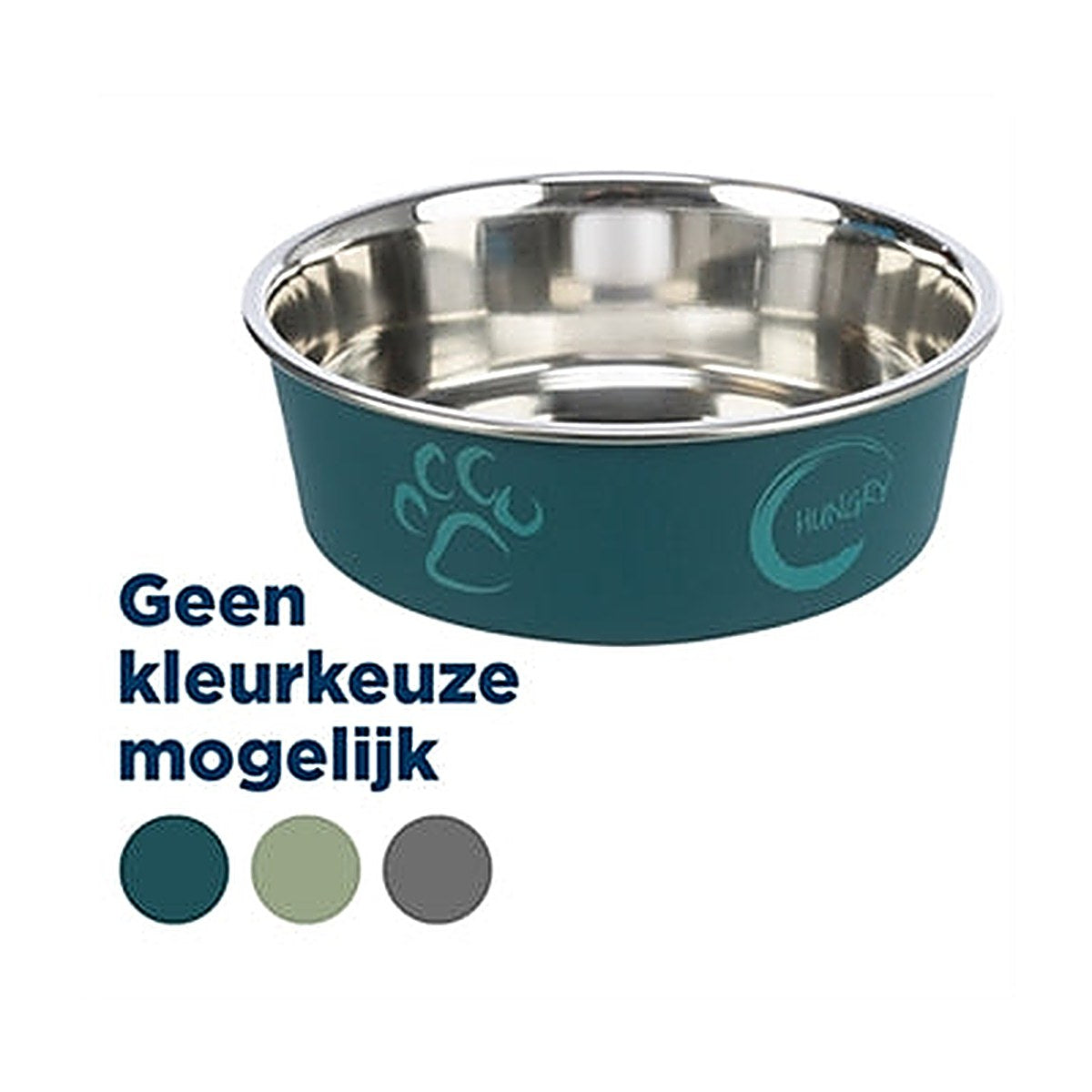 Trixie Voerb Rvs/kunstst 14 cm 450 ml 4 stuks