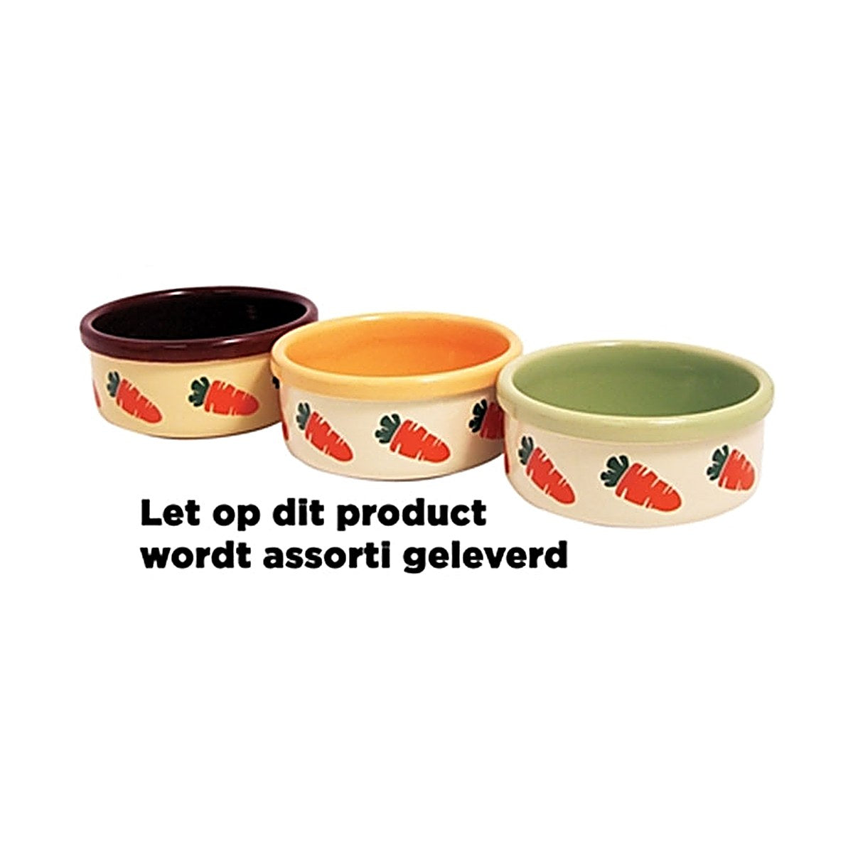 Rosewood Voerbak Carrot Design Ass 12,5 cm