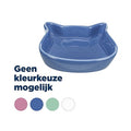 Trixie Voerbak Kattenkop Ass 12 cm 4 stuks