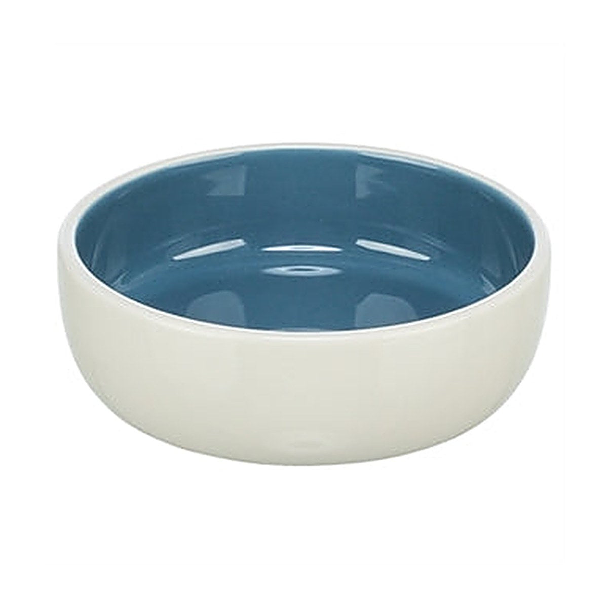 Trixie Voerbak Keramiek Cr/Blauw 13 cm 300 ml