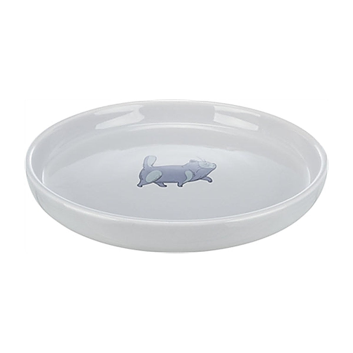 Trixie Voerbak Plat Grijs 23 cm 600 ml 4 stuks
