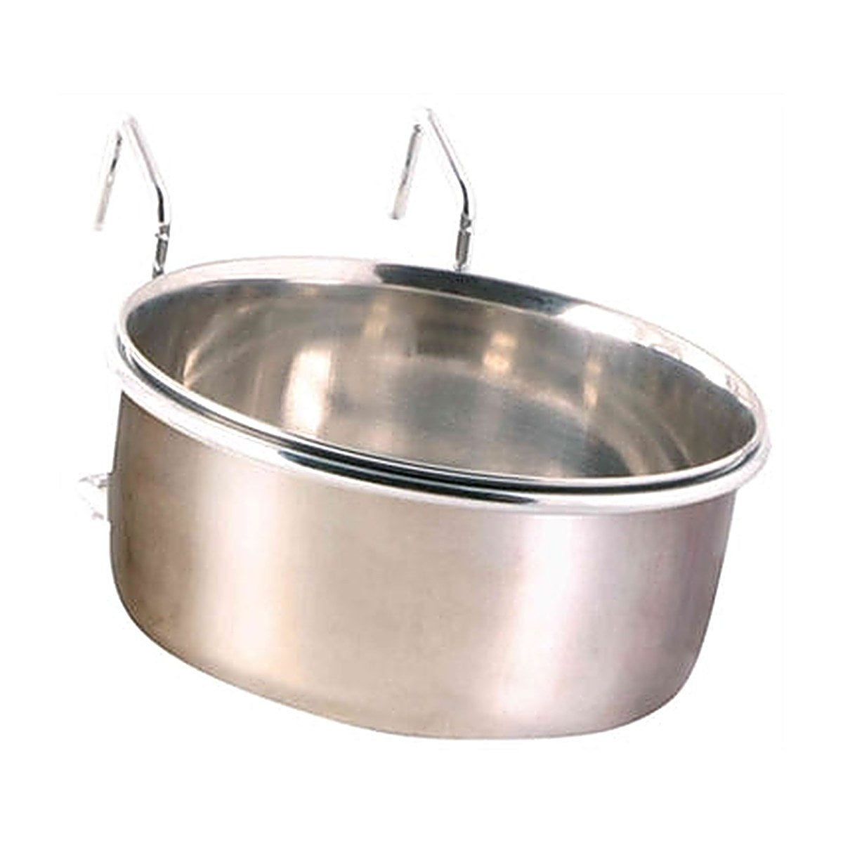 Trixie Voerbak Rvs+houder 600 ml 12 cm