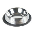 Trixie Voerbak Rvs/rubber 15 cm 200 ml 4 stuks