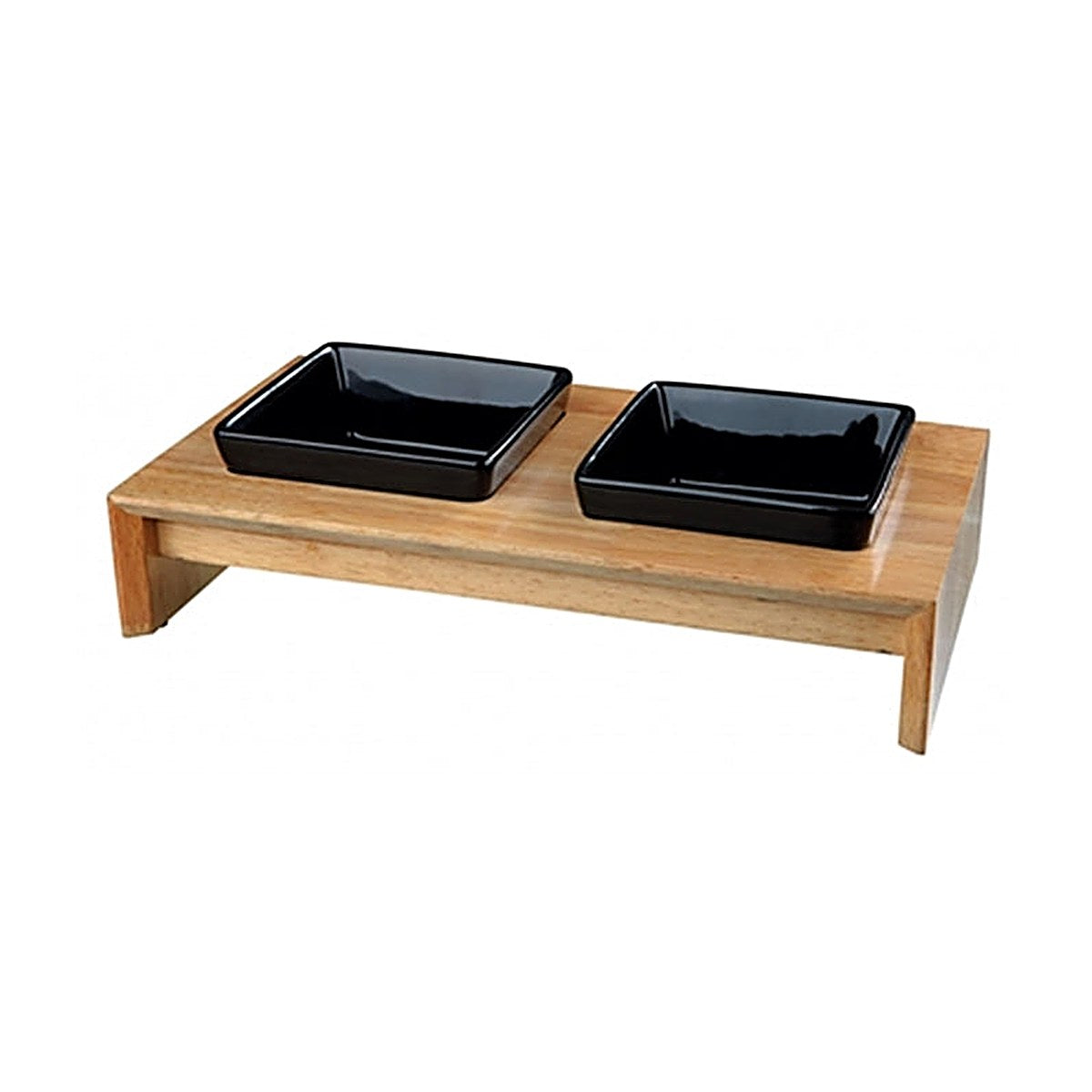 Trixie Voerset Keram+hout 400 ml 36x19x7 cm