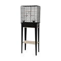 Zolux Vogelk Chic Loft+stand Zwart 124 cm