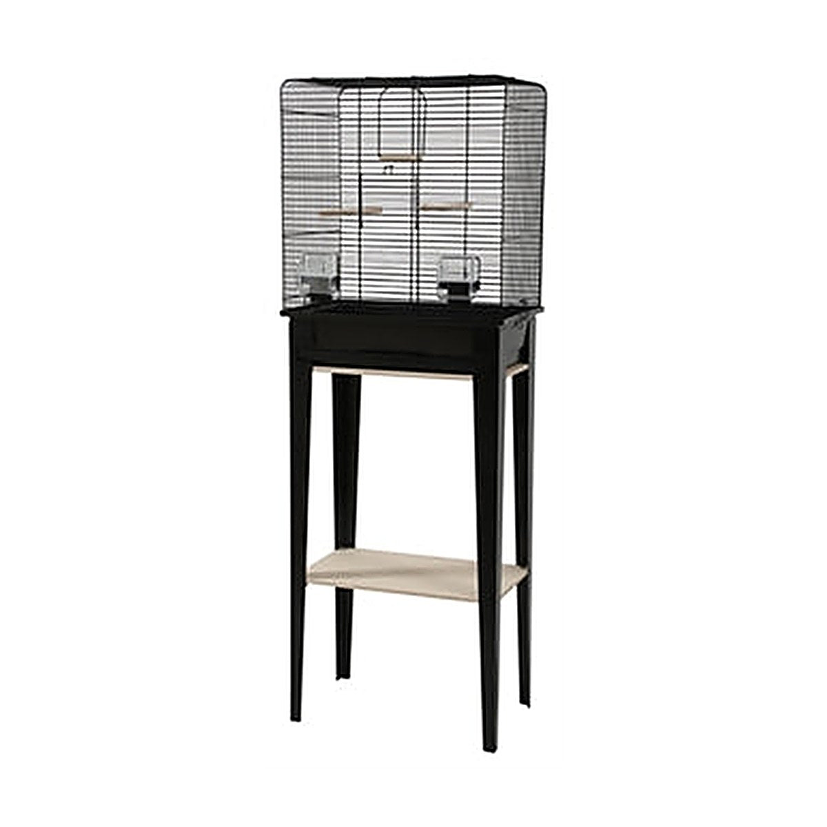 Zolux Vogelk Chic Loft+stand Zwart 124 cm