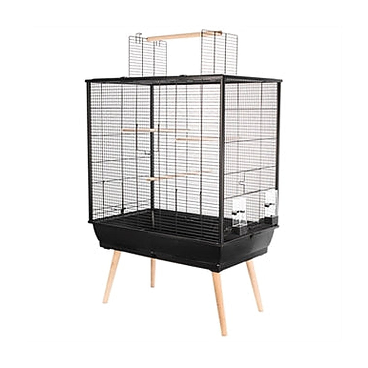 Zolux Vogelkooi Neo Jili Zwart 78x48x112 cm