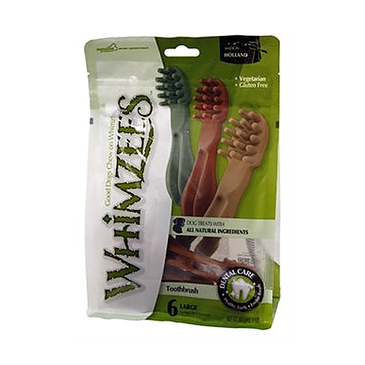 Whimzees Tandenborstel L 6 stuks 14,5 cm