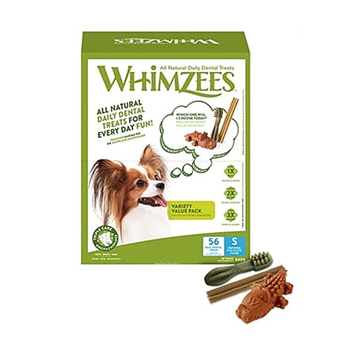 Whimzees Variety Box S 56 stuks