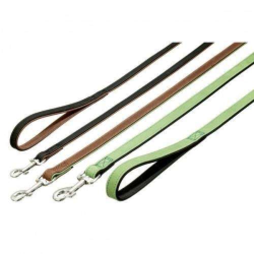 Karlie Buffalo Weidmannsheil Hondenriem - Bruin/Groen - 14 mm / 110 cm