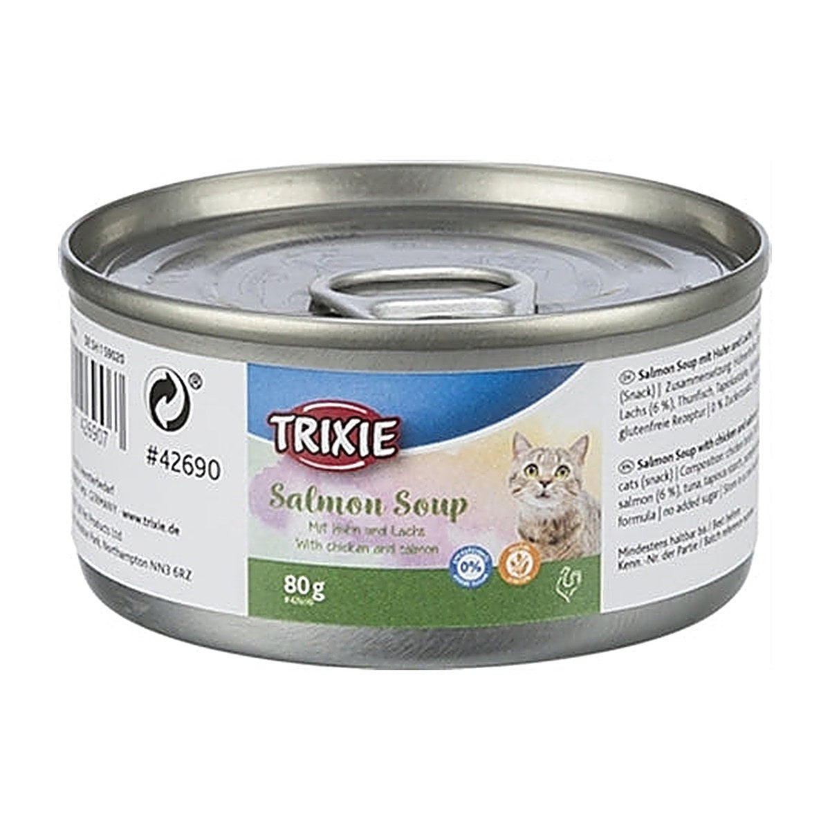 Trixie Zalm Soep Kip/zalm 80 gram