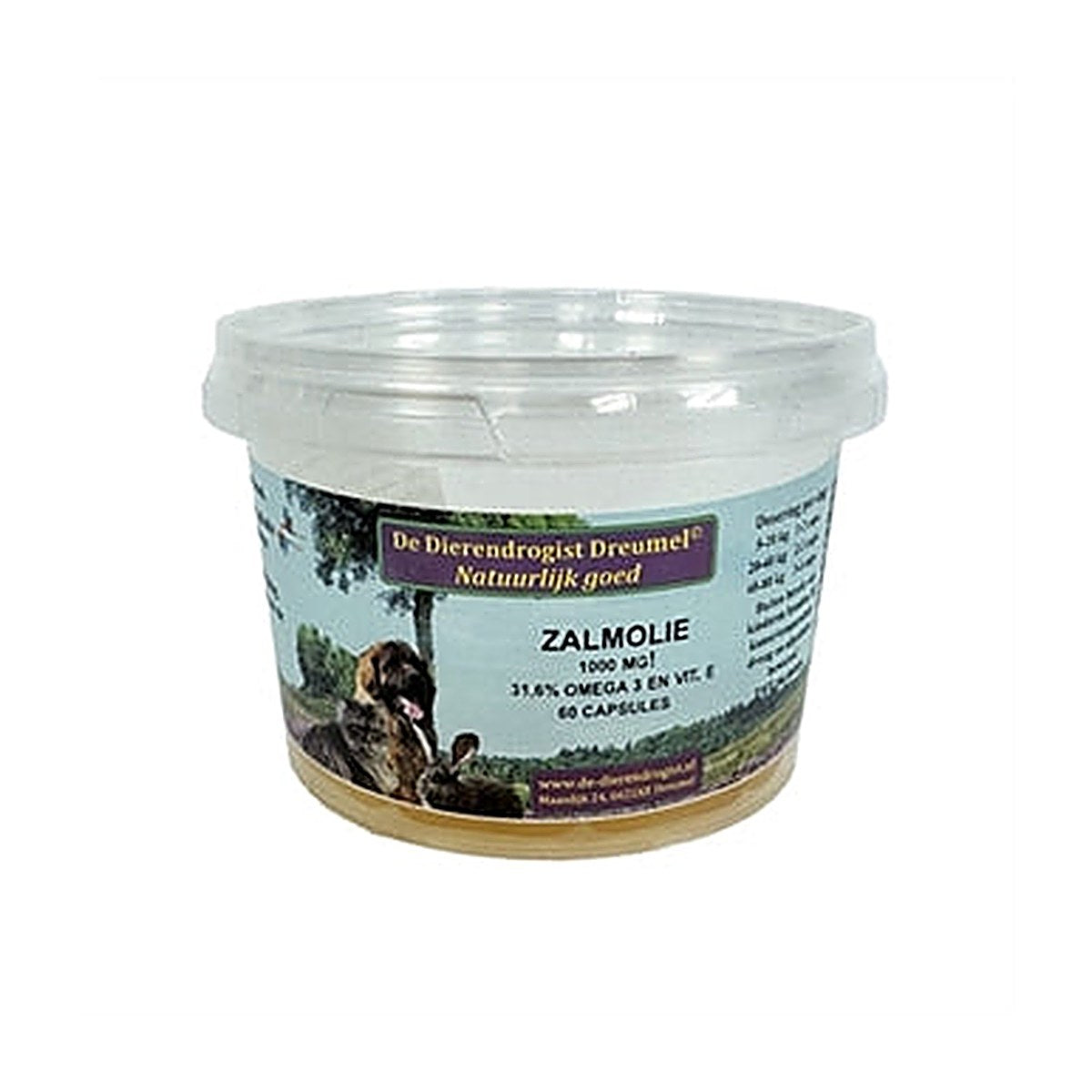 Dierendrogist Zalmolie Capsules 60 stuks