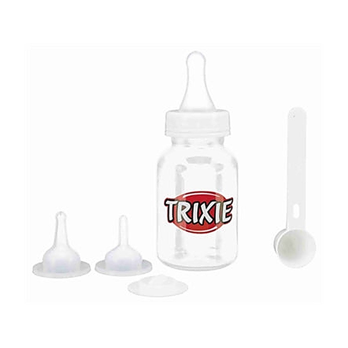 Trixie Zoogflesset Transp/Wit 120 ml 3 stuks